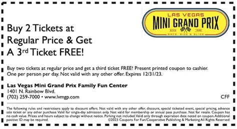 lv mini gran prix coupons|las vegas grand prix facebook.